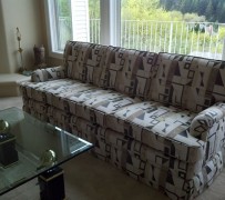 sofa reupholstered
